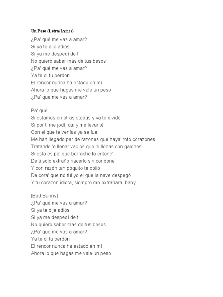 Letra de 