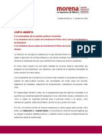 Carta A Líderes Políticos COVID V Final Firmada PDF