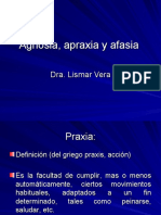 Agnosia, Apraxia y Afasia - Dra. Lismar Vera