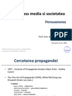 Mass Media Si Societatea Persuasiunea 2019