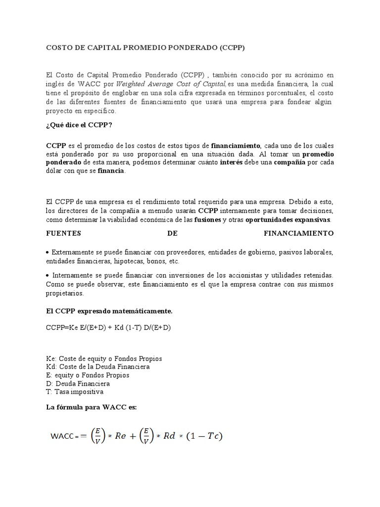 CCPP | PDF | Valor de mercado | Compartir (Finanzas)