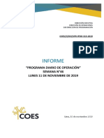 Lecture - SPR-IPDO-315-2019 INFORME DEL PROGRAMA DIARIO DE OPERACIÓN DEL SEIN