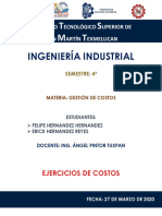 Portada de Gestion de Costos PDF