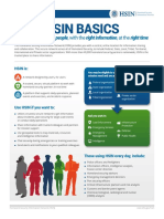 HSIN Fact Sheet HSIN Basics