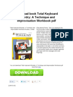 Total Keyboard Wizardry: A Technique and Improvisation Workbook