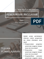 3.4 Penerimaan Anggaran