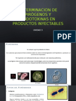 Determinacion de Pirogenos y Endotoxinas