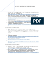Entrega 1 Proyecto Teoría de Las Organizaciones PDF