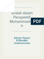 Shalat Dalam Perspektif Muhammadiyah
