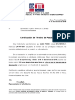 MODELO CARTA QUE DEBE ENTREGAR LA EMPRESA