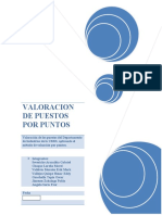 Valoracion de Puestos Por Puntos