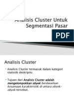 1 Analisis Cluster Untuk Segmentasi Pasar