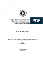 Thesis Maguindanaon Language Use in CMC PDF