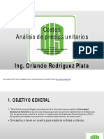 Análisis de Precios Unitarios Interventoria PDF