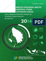 Produk Domestik Regional Bruto Menurut Lapangan Usaha Provinsi Sumatera Utara 2014-2018