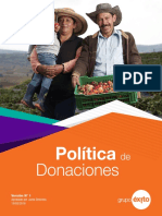 Politica de Donaciones Grupo Exito PDF