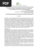 (VELTRONE & MENDES, 2007) O PAPEL DA PESSOA COM DEFICIÊNCIA MENTAL NA SOCIEDADE