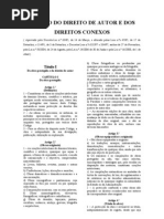 Spa Codigododireitodeautorcdadclei162008