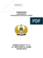 Cover Panduan User Manual Program Resep Obat
