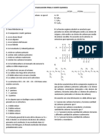 Evaluacion Ii Corte Quimica Ciclo Vi