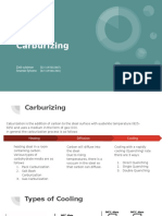 Carburizing processes for steel surface hardening