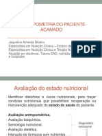AVALIAÇÃO ANTROPOMÉTRICA No Paciente Acamado PDF