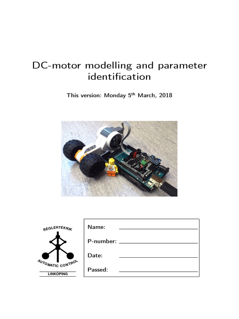 DC-motor Modelling and Parameter Identification | PDF | Electric Motor ...