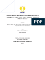 ANALISIS SETTING PROTEKSI OCR dan GFR pada RECLOSER di Penyulang KDS 06 GARDU INDUK KUDUS TERHADAP GANGGUAN HUBUNG SINGKAT