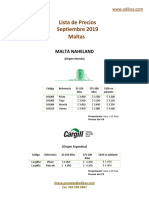 LISTA DE PRECIOS ADIKOS Precios 2019 Oct1