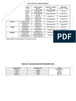 Jadual Bertugas Pengawas