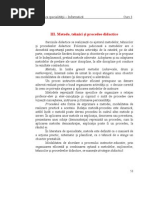 Metode, Tehnici Si Procedee Didactice