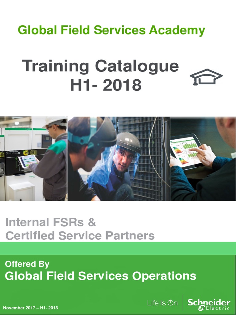 GFS Operations Training FSR & CSP Catalogue H1 - 2018 - Rev4 | PDF ...