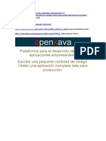 Plataforma para El Desarrollo Rápido de Aplicaciones Empresariales