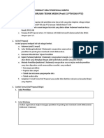 Format Draf Proposal Skripsi