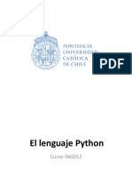 El Lenguaje Python