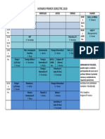 Horario 1º Semestre STP2020