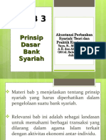 Bab 3 - Prinsip Dasar Bank Syariah