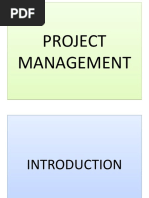 Project Management 2019