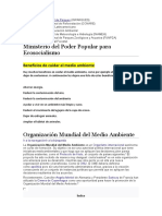 Organizaciones y beneficios de cuidar el medio ambiente