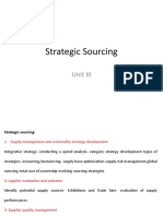 Strategic Sourcing Insights