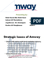 AMWAY Strategic Issues