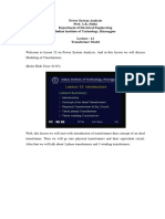 Modeling of Transformer phase shift lec12