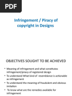 Designs - Infringment