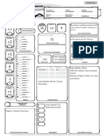 D and D 5th - Ficha Traduzida e Editavel PDF