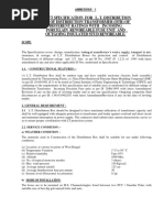 Technical Specification of L.T Distribution Kiosk PDF