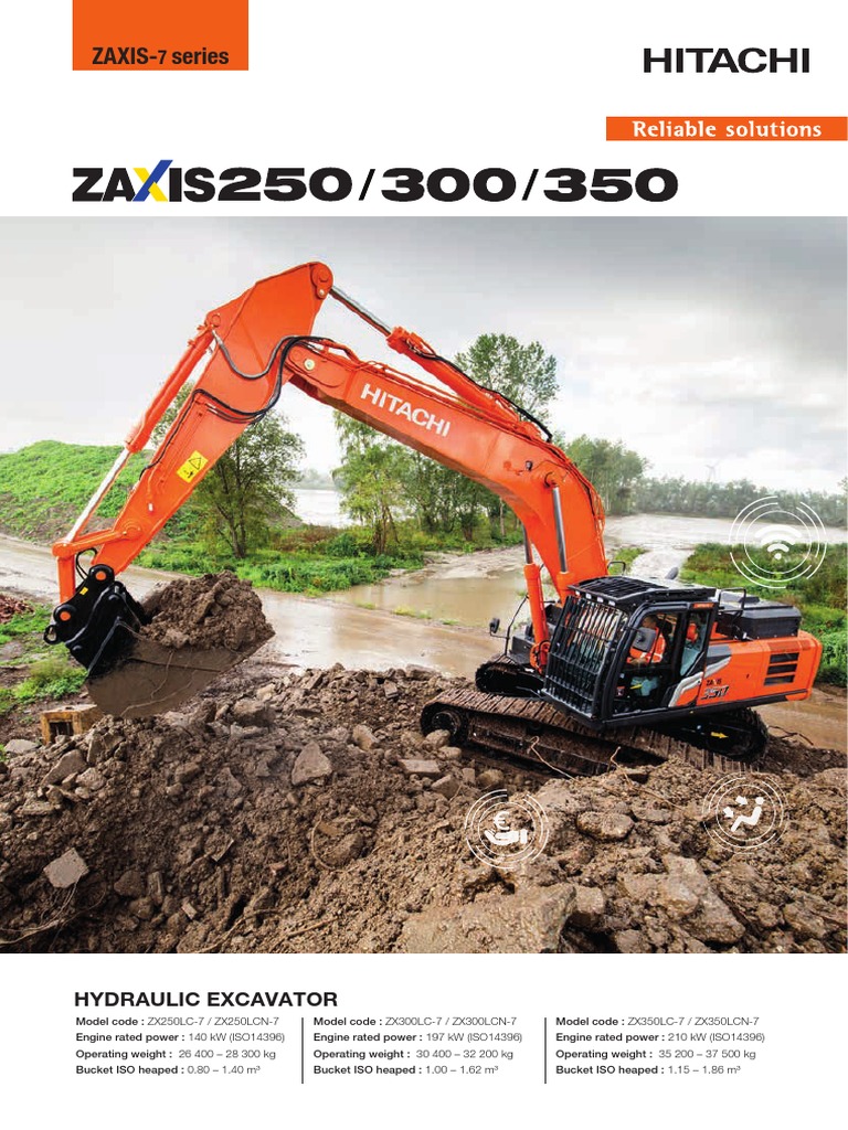 Hitachi - ZX250 300 350 7 - Excavator - KS EN461EU PDF | PDF