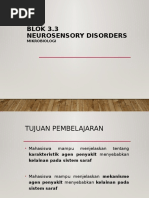 3.3 NEUROSENSORY DISORDERS Mikrobiologi 2018-2019 RR