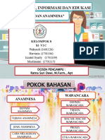 Wawancara Dan Anamnesa - Kelompok 8 - S1.6C
