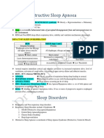 Obstructive Sleep Apnoea