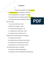 CLASS 3 Worksheet-1 PDF